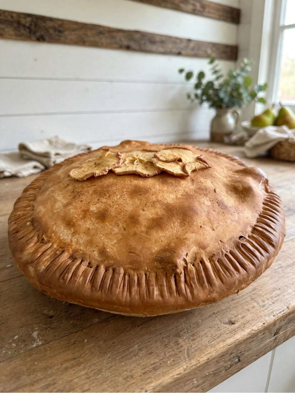 Fake Baked Faux Apple pie - Picture 3 of 5